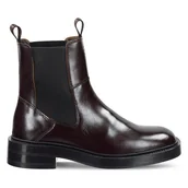 Botki damskie - Sztyblety Gant 31541129 Brązowy - miniaturka - grafika 1