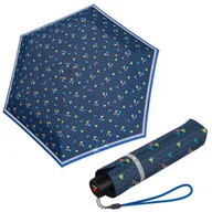 Parasole - Lekki składany parasol Knirps Rookie Triple Blue Reflective - miniaturka - grafika 1