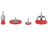 Akcesoria do elektronarzędzi - PARKSIDE® Akcesoria do wiertarek (Szczotki nylonowe PNB 4 A1) - miniaturka - grafika 1