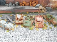Akcesoria i części modelarskie - Zezłomowane samochody (2 sztuki) - miniaturka - grafika 1