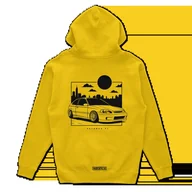 Odzież do sportów motorowych - Bluza z kapturem Honda Civic VI JDM żółta-XXL - miniaturka - grafika 1