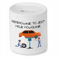 Skarbonki - SKARBONKA DONALD TUSK PO DLA CIEBIE WSZYSTKO z Nadrukiem ze Zdjęciem + Opakowanie na prezent (wzór 01) - miniaturka - grafika 1