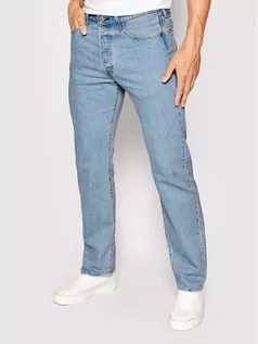 Spodnie męskie - Levi's® Jeansy 501® 00501-3286 Niebieski Original Fit - grafika 1