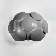 Lampy ścienne - Italux Kinkiet lampa ścienna Santina GR W0317-01S-U1GM - miniaturka - grafika 1
