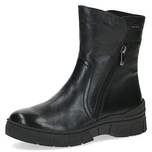 Caprice Damskie 9-26437-41 botki, ciepła podszewka, czarne, 36 EU, czarny, 36 EU - Botki damskie - miniaturka - grafika 1