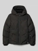 Kurtki i płaszcze dla chłopców - Kurtka pikowana o kroju regular fit z aplikacją z logo model ‘Grazzo’ - miniaturka - grafika 1