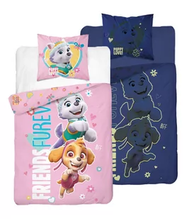 Pościel  160x200 bawełniana świecąca w ciemności Psi Patrol Paw Patrol - Pościel dla dzieci - miniaturka - grafika 1