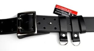 Pasek Męski Skórzany Oficer PolskaGalanteria Skóra Licowa Czarny 100 cm / 120 cm - Paski - miniaturka - grafika 8