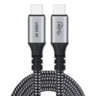 Kable komputerowe i do monitorów - WireWay WW331412 USB 4.0 - Kabel USB-C do USB-C Fast Charge 100W 40Gb/s 5K@60Hz - 1.2m 1,2m ✦ SALON ✦ ZAPYTAJ O RABAT ✦ RATY 30x0% - miniaturka - grafika 1