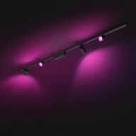 Lampy pozostałe - Philips Hue Perifo system szynowy 4x spoty czarne - miniaturka - grafika 1