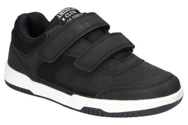 AMERICAN CLUB PR01 SOLIDNE LEKKIE ADIDASY MODNE BUTY DZIECIĘCE NA RZEPY WKŁADKA SKÓRZANA B 32