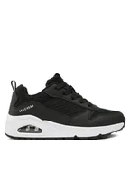 Buty dla chłopców - Skechers Sneakersy Uno Powex 403667L/BLK Czarny - miniaturka - grafika 1