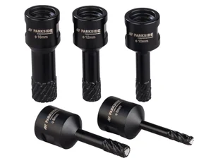 PARKSIDE PERFORMANCE® Zestaw wierteł diamentowych (ø 6, 8, 10, 12, 16 mm) - Wiertła - miniaturka - grafika 1