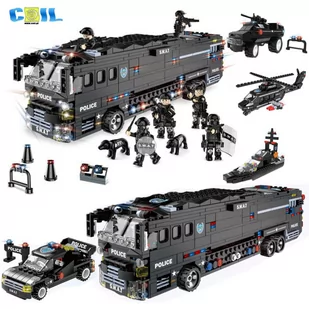 Klocki konstrukcyjne policja SWAT 1014el. 6w1 COIL - Klocki - miniaturka - grafika 1
