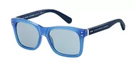 Okulary przeciwsłoneczne - Marc Jacobs Okulary przeciwsłoneczne MJ 612/S prostokątne okulary przeciwsłoneczne 46, niebieskie - miniaturka - grafika 1