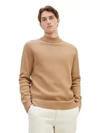 Swetry męskie - TOM TAILOR sweter męski, 10942 – Beach Sand, L - miniaturka - grafika 1