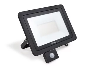 Naświetlacz - halogen z czujnikiem ruchu LED 100W - Drago Czarny - Biały neutralny (4000K) - 3 lata gwarancji - Lampy ogrodowe - miniaturka - grafika 1