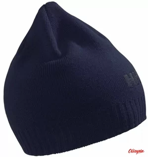 Czapki narciarskie - Czapka zimowa Helly Hansen BRAND BEANIE - navy - grafika 1