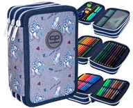 Piórniki - Patio Piórnik potrójny z wyposażeniem Coolpack Jumper 3 Cosmic Kosmos - miniaturka - grafika 1