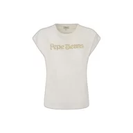 Bluzy damskie - Pepe Jeans bluza damska carli, 808 pianka., XL - miniaturka - grafika 1