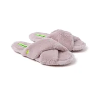 Kapcie damskie - HOT POTATOES, MATTAWAN Model Kapcie z futrem dla kobiet, lekkie, elastyczne piętro i format podróżny, miękkie futro, podeszwa zewnętrzna z naturalnej gumy, Różowy kolor, 37 EU - miniaturka - grafika 1