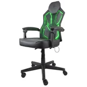 Fotele gamingowe - DELTACO DELTACO Fotel gamingowy z oświetleniem RGB GAM-086 GAM-086 - miniaturka - grafika 1