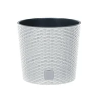 Donice - Prosperplast Doniczka Rato Round, biała, 20 cm, 4,75 L - miniaturka - grafika 1