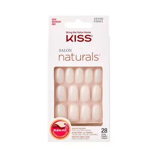 Kiss, Sztuczne Paznokcie Naturals Ksn01, S, 28 Szt. - Sztuczne paznokcie i akcesoria - miniaturka - grafika 1
