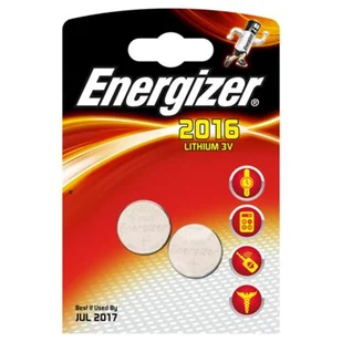 Energizer Baterie specjalistyczna CR2016, 3V, 2szt. EN-248340 - Baterie i akcesoria - miniaturka - grafika 1