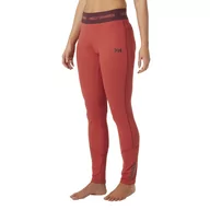 Bielizna sportowa damska - Damskie legginsy termoaktywne Helly Hansen Lifa Active Pants poppy red - XS - miniaturka - grafika 1