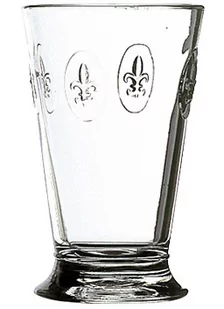 WYSOKIE SZKLANKI La Rochere - KOMPLET 6 SZTUK - Fleur de Lys - Lilijka 629201 - Szklanki - miniaturka - grafika 1