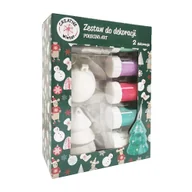 Zabawki kreatywne - Creative Winter, Zestaw do dekoracji pouring art bombka i choinka - miniaturka - grafika 1