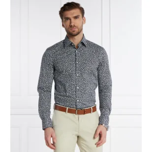 BOSS Koszula H-HANK | Slim Fit | stretch - Koszule męskie - miniaturka - grafika 1