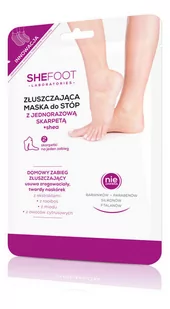 SHEFOOT maska złuszczająca do stóp z jednorazową skarpetą, 1 para - Pielęgnacja stóp - miniaturka - grafika 1