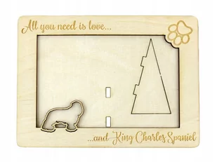 King Charles Spaniel ramka na zdjęcie z psem - Ramki na zdjęcia King Charles Spaniel ramka na zdjęcie z psem - Ramki na zdjęcia - miniaturka - grafika 1