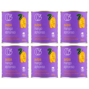 Quality Food Pulpa z mango Alphonso 99,9% mango Zestaw 6 x 850 g - Żywność - Dżem - miniaturka - grafika 1