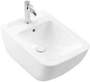 Villeroy & Boch Venticello Bidet podwieszany 56x37,5 cm z powłoką CeramicPlus stone white 441100RW - odbiór osobisty: Kraków, Warszawa - Bidety - miniaturka - grafika 1