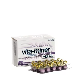 Aflofarm Vita-miner Prenatal DHA 30 szt. - Witaminy i minerały - miniaturka - grafika 1