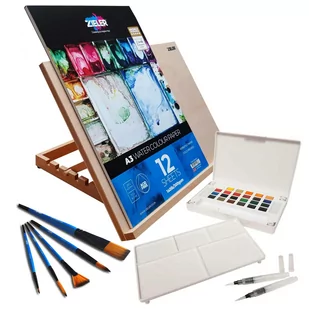 Zieler Zestaw Watercolour Art A3 Sztaluga - Farby i media malarskie - miniaturka - grafika 1