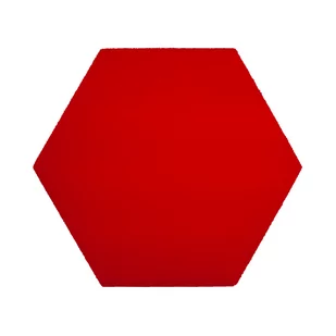 Miękki panel ścienny piankowy 3d WallMarket, Panel dekoracyjny wygłuszający 3d, Heksagon czerwony 32x27,7x2,5 cm - Dekoracje domu - miniaturka - grafika 1