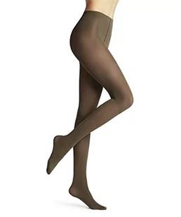 FALKE Kobiety Rajstopy Pure Matt 50 DEN W TI Półprzezroczyste 50 Den półprzezroczyste jednokolorowe 1 Para, Zielony (Khaki 7826), XL - Rajstopy - miniaturka - grafika 1