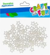 Dekoratorstwo - Craft with Fun, Ozdoba dekoracyjna, perłowa, gwiazdki, 501923 - miniaturka - grafika 1