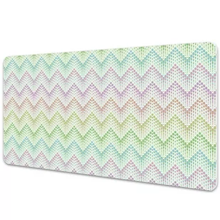 Mata ochronna na biurko Kropki w jodełkę 100x50 cm - Podkładki na biurko - miniaturka - grafika 1