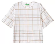 Koszulki i topy damskie - United Colors of Benetton Koszulka damska, Biały wzorzysty 84t, M - miniaturka - grafika 1