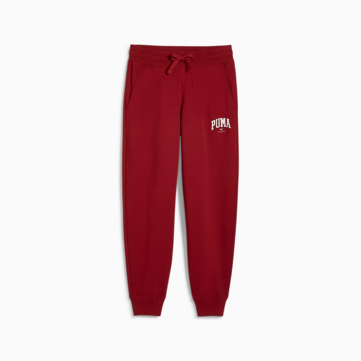 Spodnie dresowe damskie Puma SQUAD FL bordowe 68154213 r XL