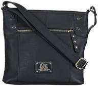 Torebki damskie - s.Oliver (Bags) Sporty Stud City 39.309.94.7014, damska torba na ramię 25 x 23 x 5 cm (szer. x wys. x gł.), czarny - czarny 9999-25x23x5 cm (B x H x T) - miniaturka - grafika 1