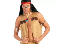 Stroje karnawałowe - Guirca Kamizelka Indianina dla mężczyzny GU16161 - miniaturka - grafika 1