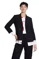 Kurtki damskie - Desigual Damska kurtka 20SWEW02200044, czarna, 36 - miniaturka - grafika 1