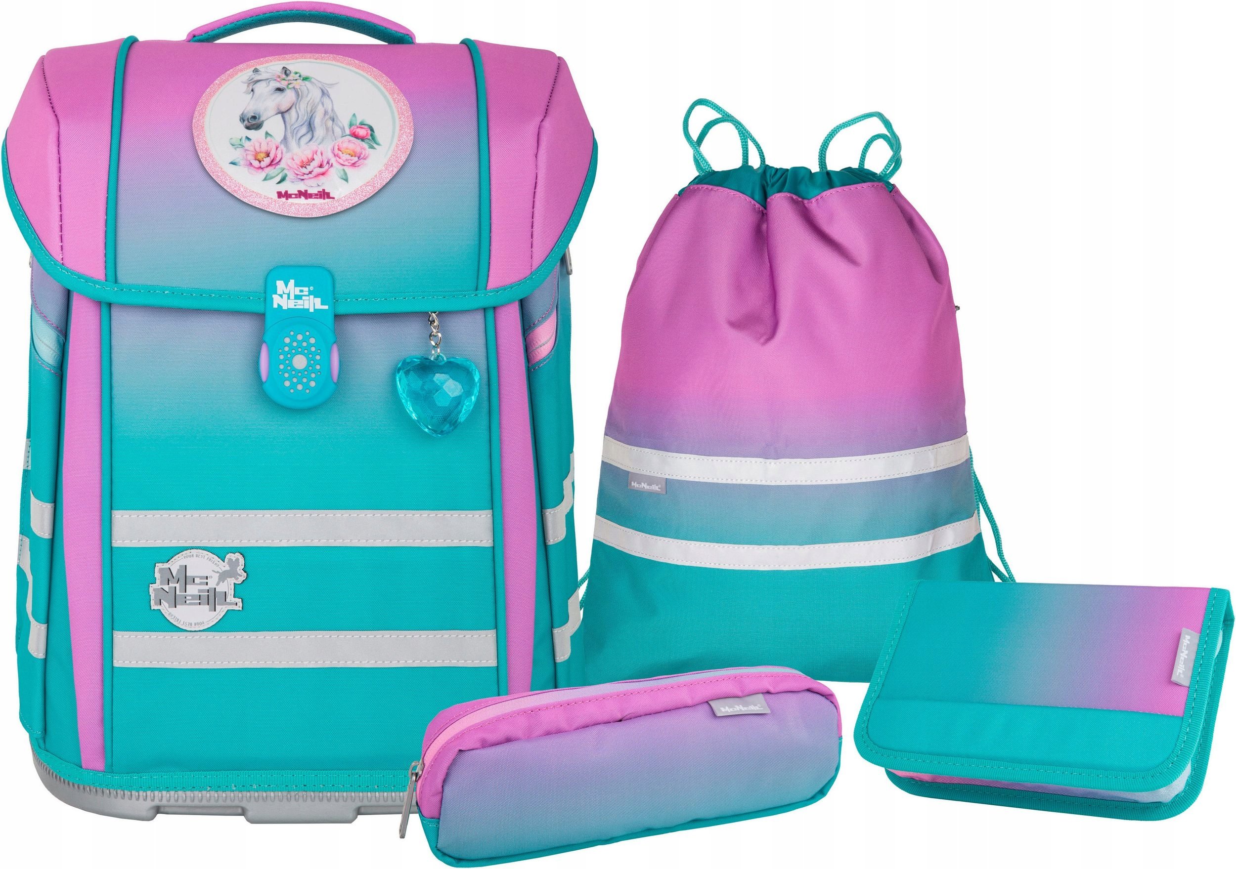 Mcneill Perfecto Blueberry Plecak szkolny 22 l