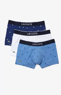 Bokserki męskie casual 5H3411 3-pack, Kolor niebiesko-biały, Rozmiar S, Lacoste - Intymna - Majtki męskie - miniaturka - grafika 1